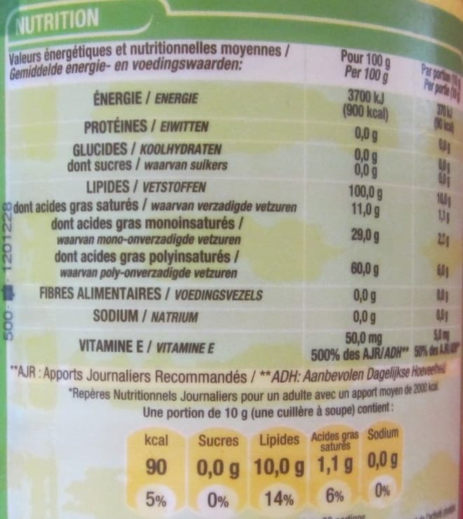 Cora Huile de Tournesol packshot