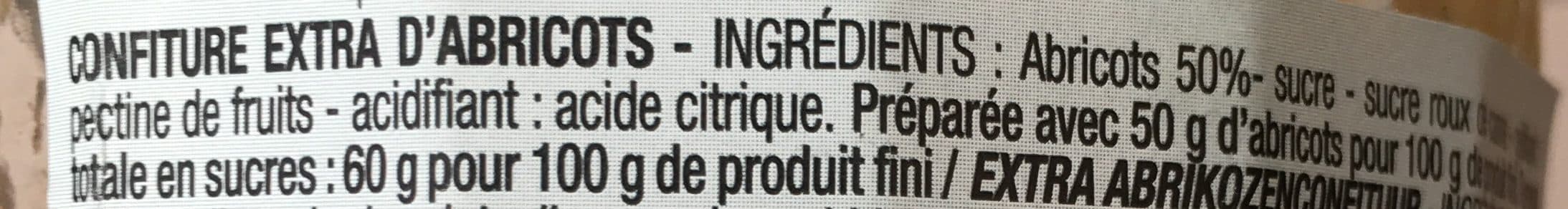 Cora Confiture extra d'abricots packshot