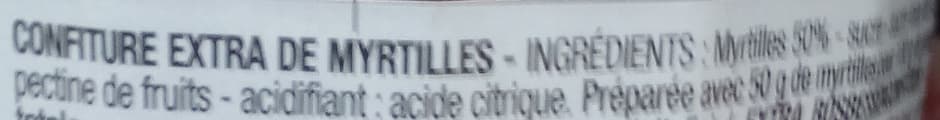 Cora Confiture extra Myrtille packshot