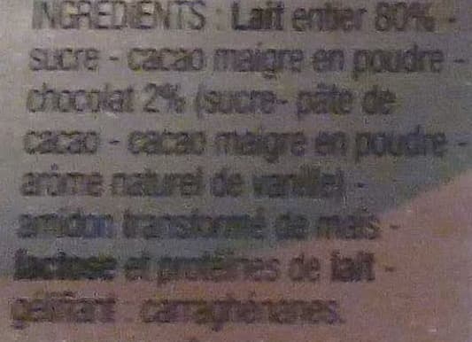 Cora Crème dessert Chocolat packshot