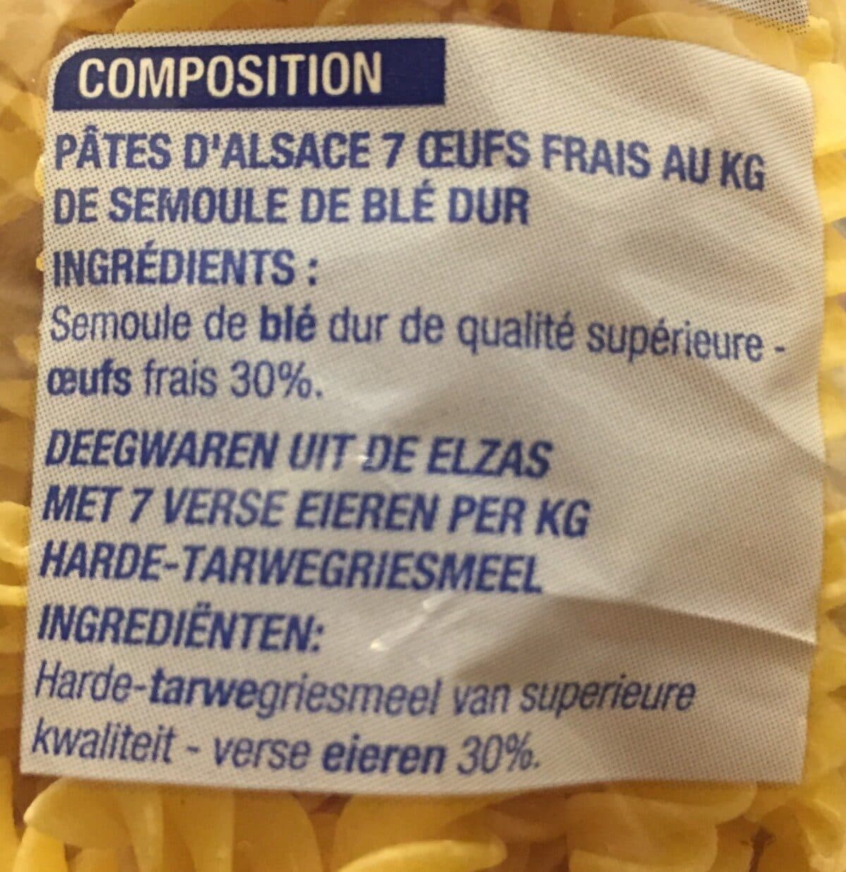 Cora Pâtes d'alsace Torsades packshot