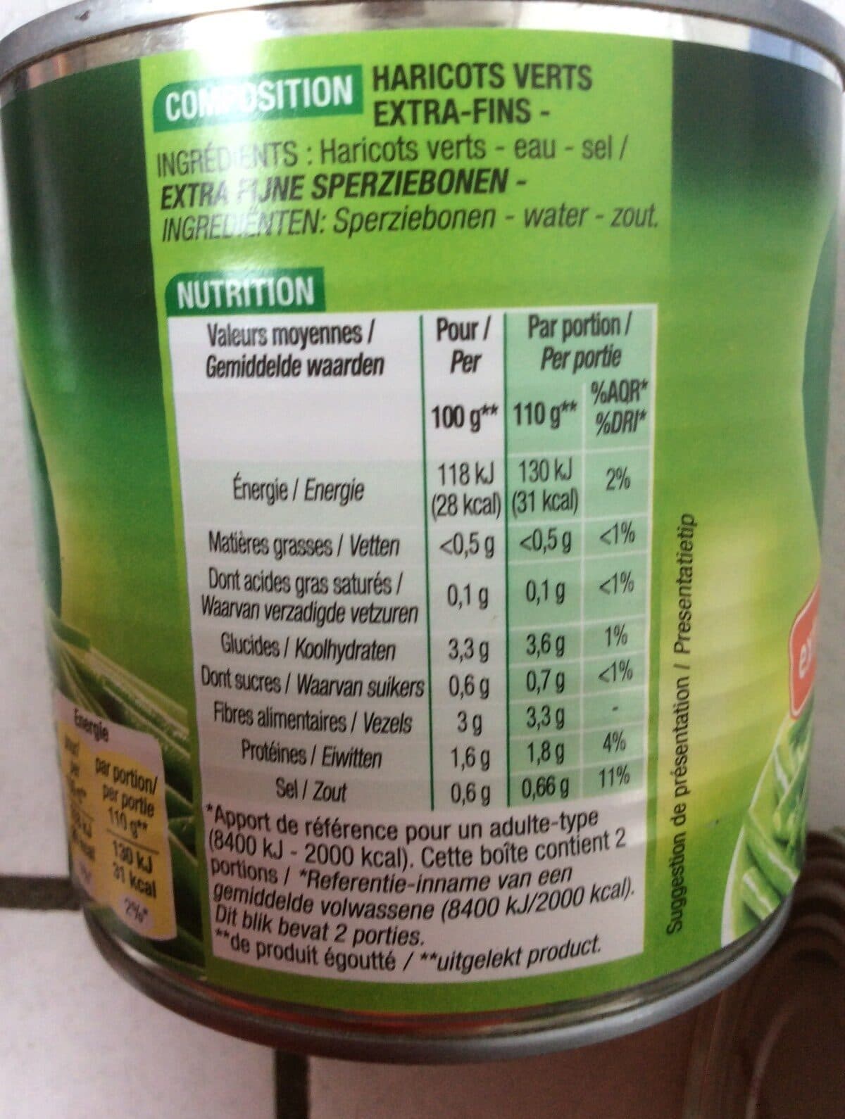 Cora Haricots verts extra-fins packshot