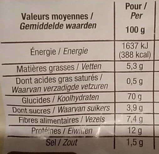 Cora Pain Grillé Suédois Au Blé Complet, 225 Grammes, Marque Cora packshot