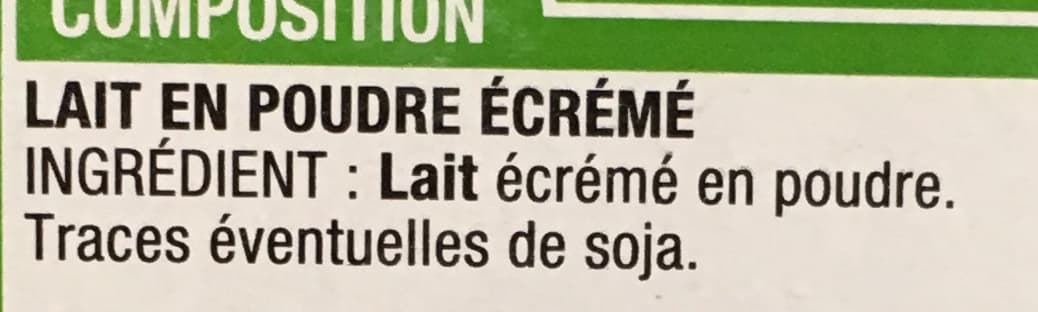 Cora Lait écrémé en poudre packshot