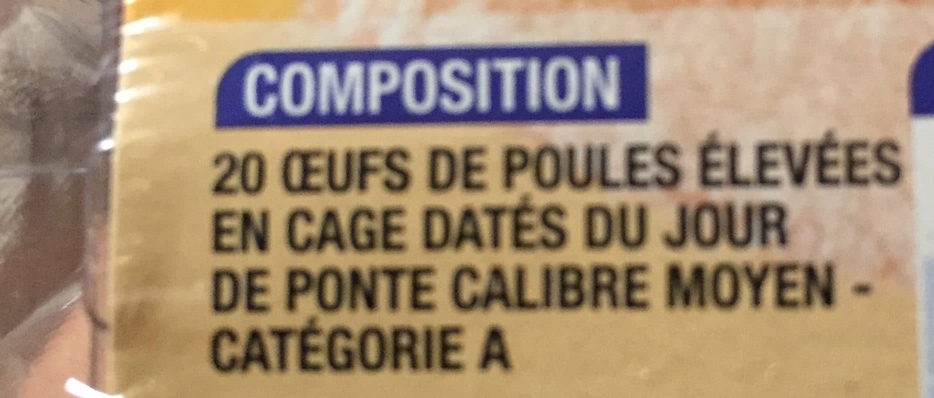 Cora Œufs Calibre Moyen packshot