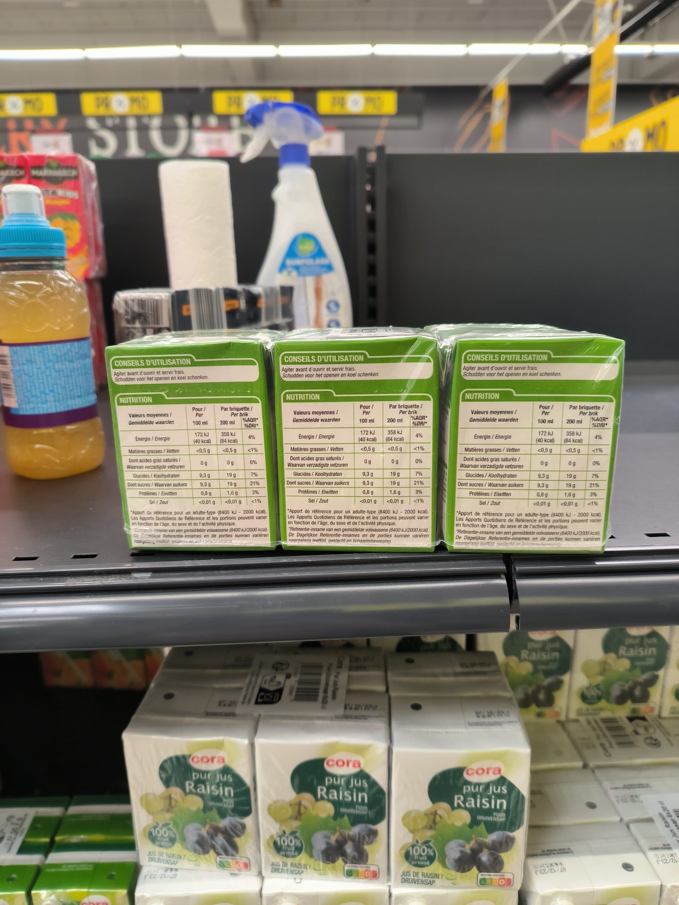 Cora Jus D'orange, Pack De 6 Fois 20 Centilitres, Marque Cora packshot