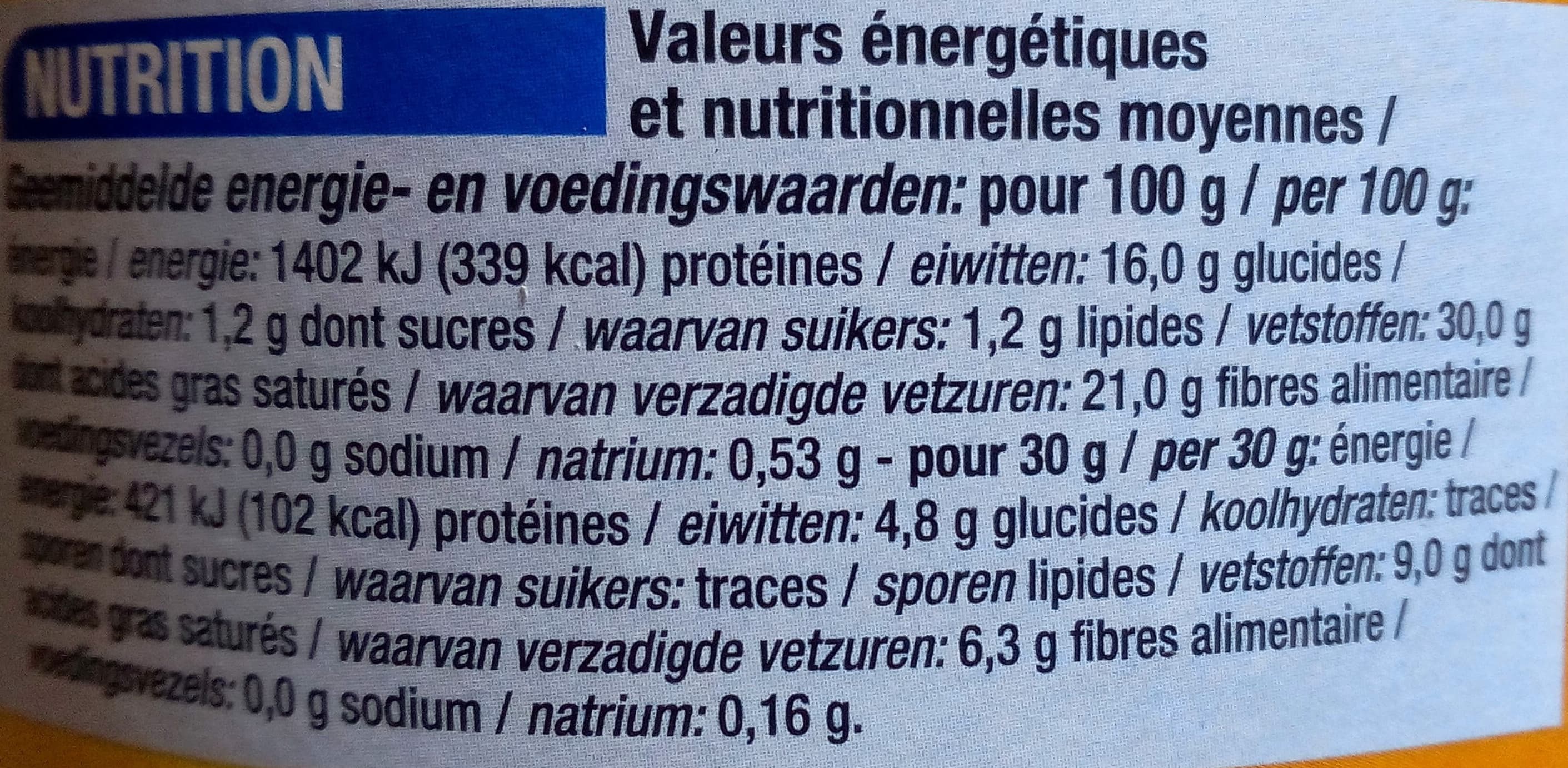Cora Double Crème (30 % MG) packshot