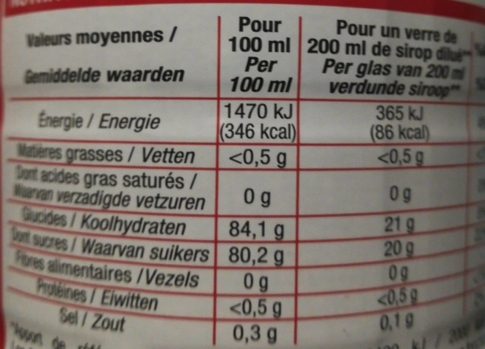 Cora Sirop de grenadine packshot