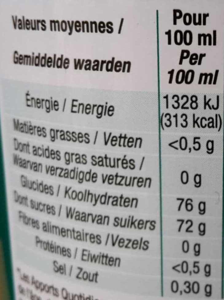 Cora Sirop de menthe packshot