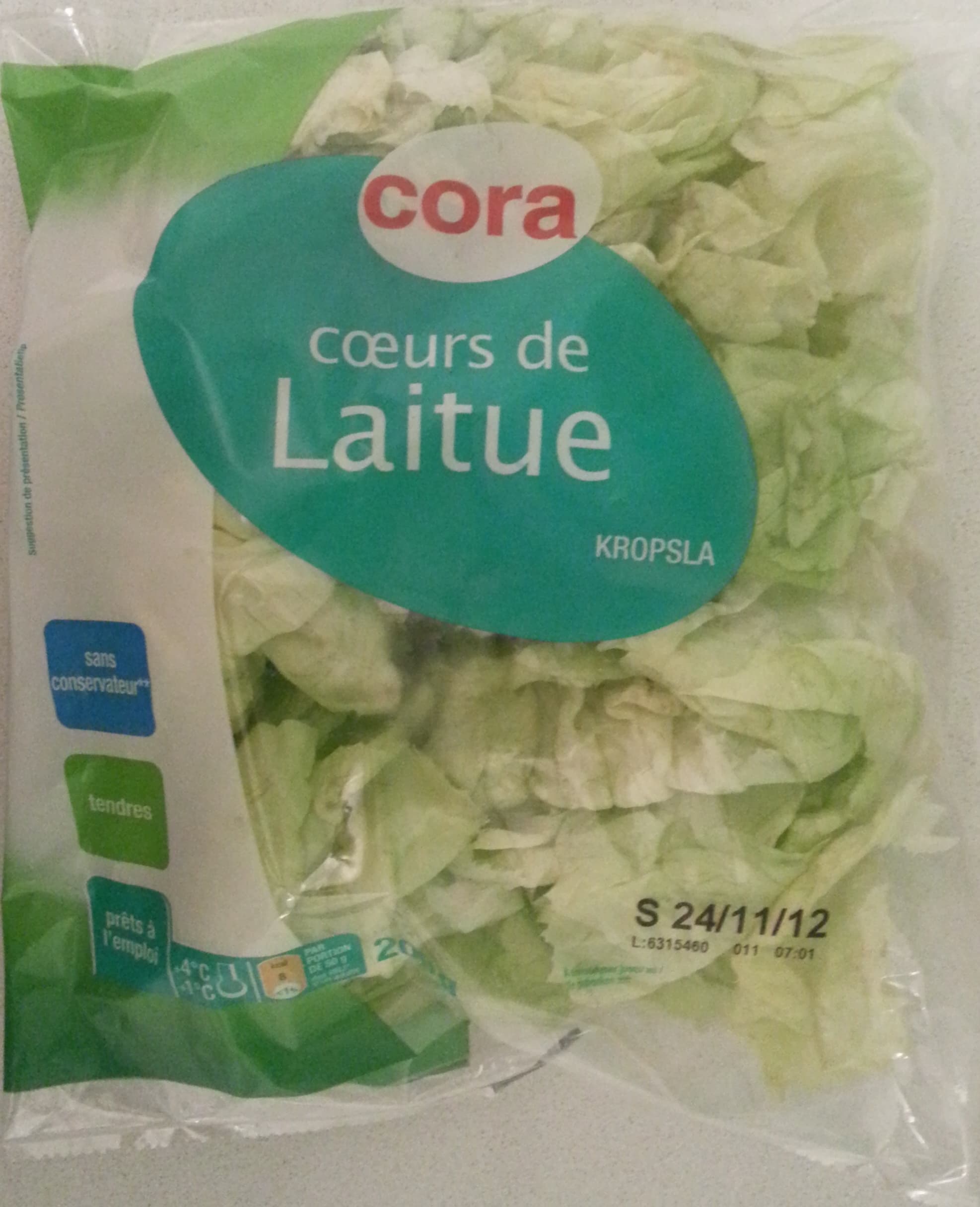 Cora Cœurs de Laitue packshot