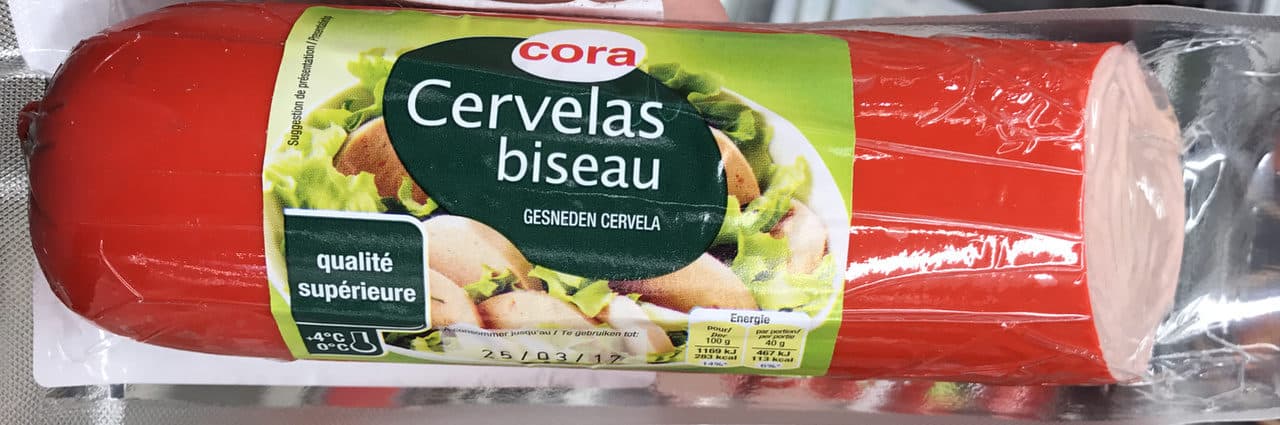 Cora Cervelas biseau packshot