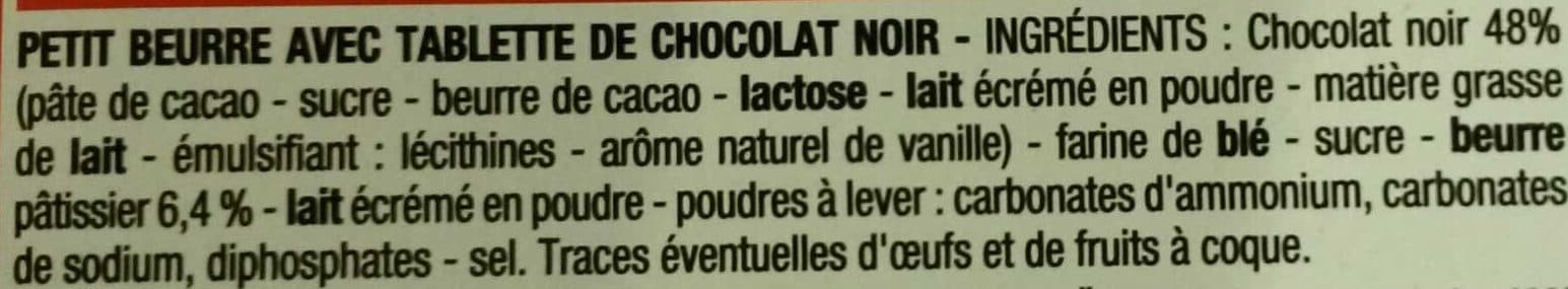 Cora Petit Beurre Chocolat Noir packshot