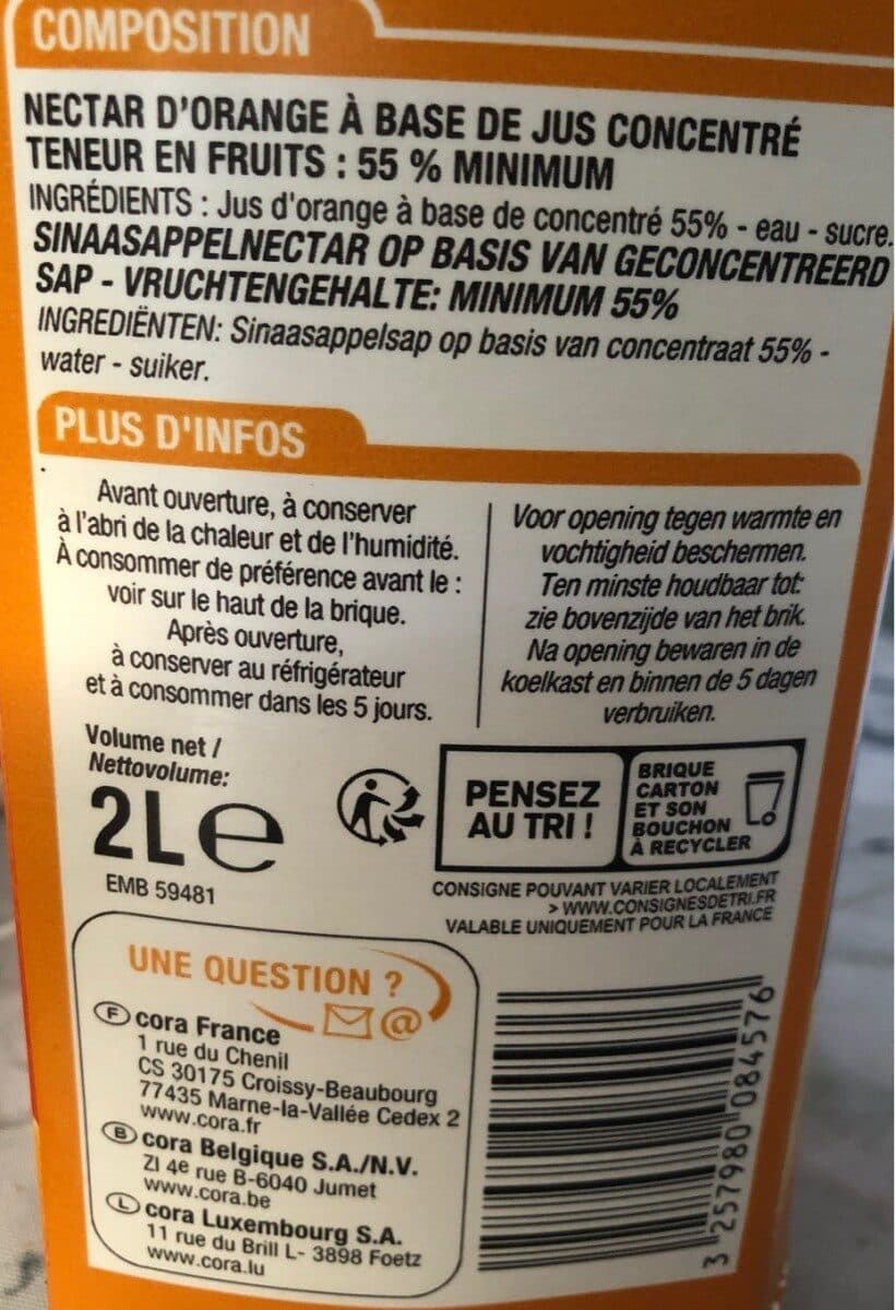 Cora Nectar Orange packshot