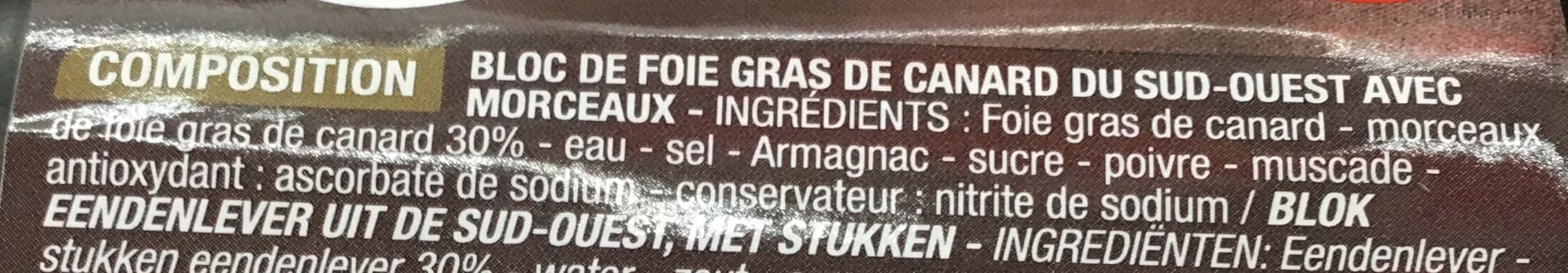 Cora Bloc de Foie gras de canard du Sud-Ouest packshot