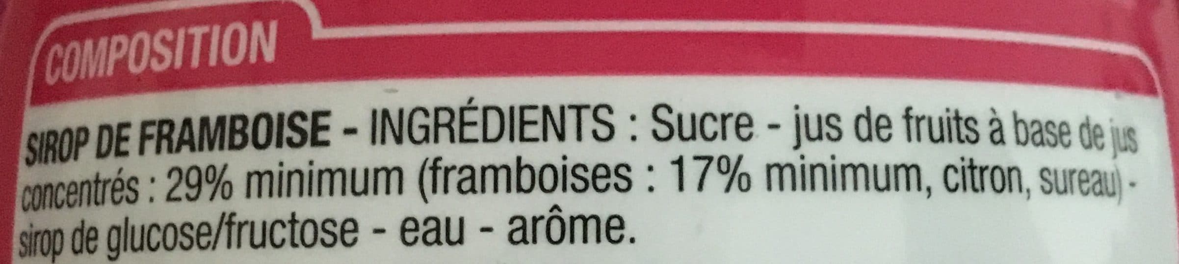 Cora Sirop de framboise packshot
