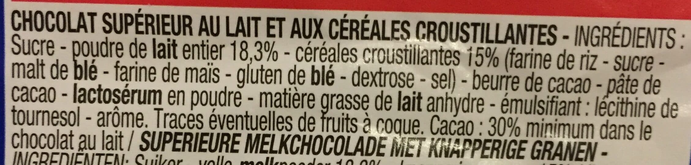 Cora Chocolat au lait packshot