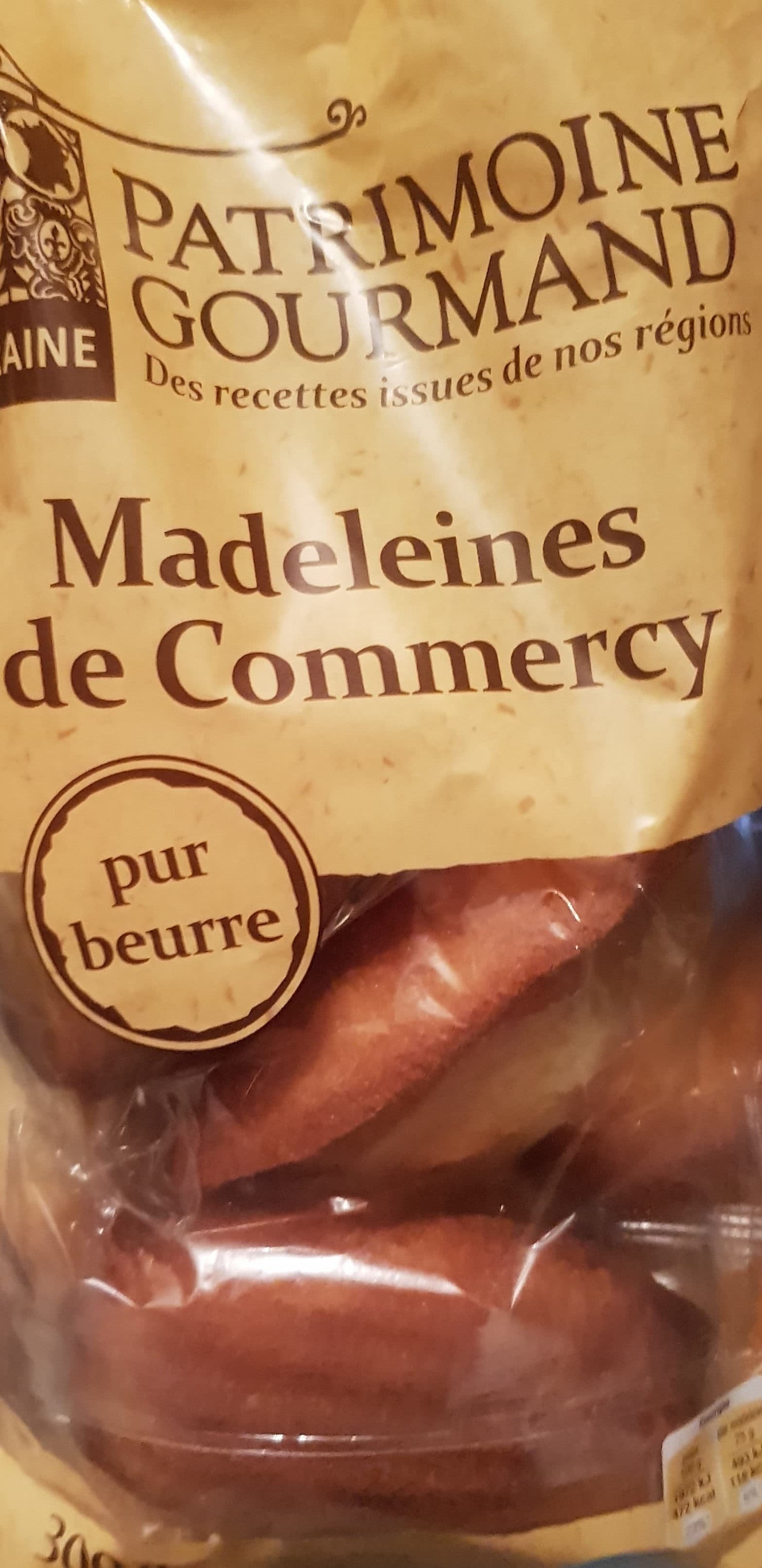 Patrimoine gourmand Madeleines De Commercy - Pur Beurre packshot