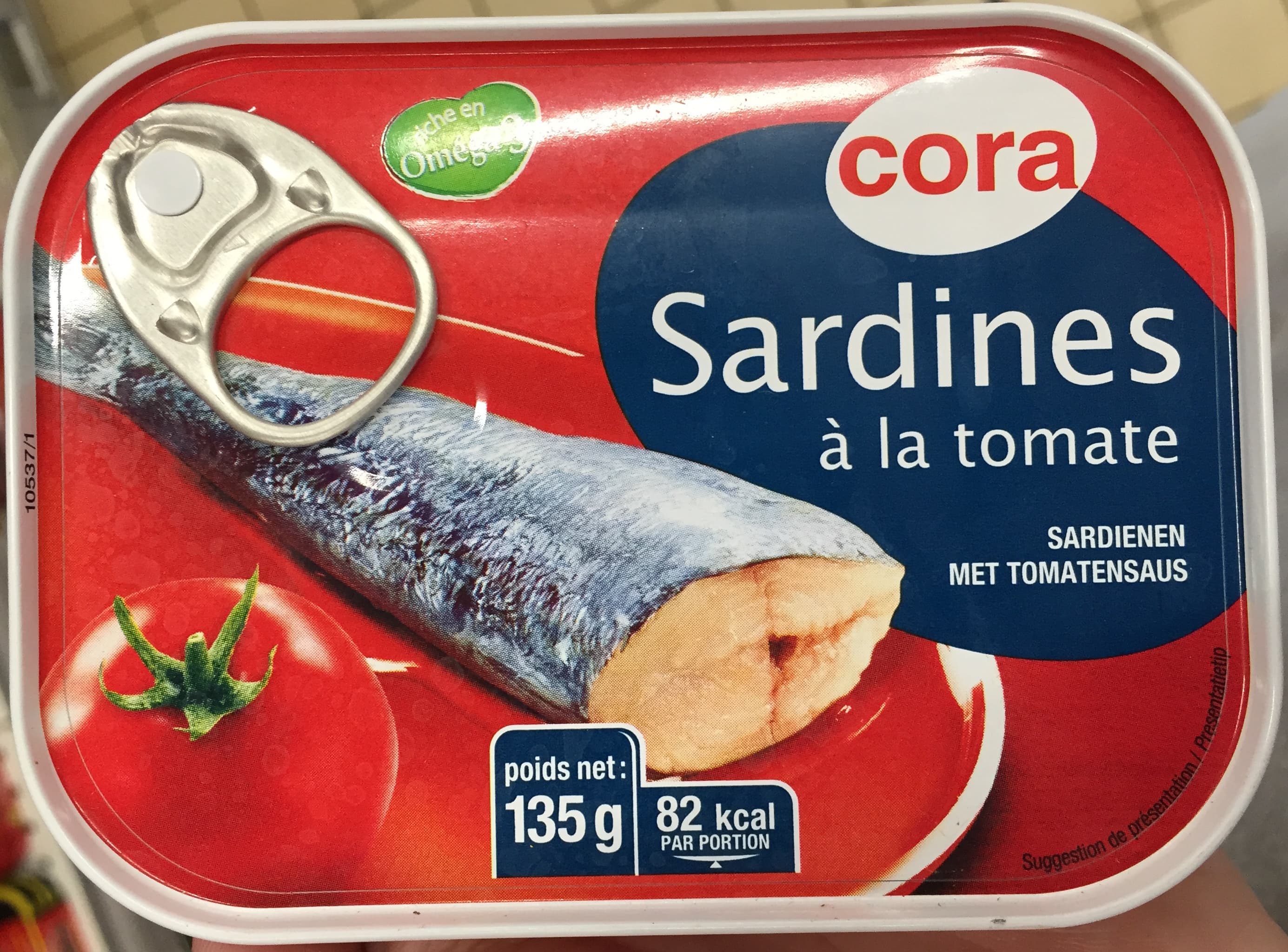 Cora Sardines à la tomate packshot