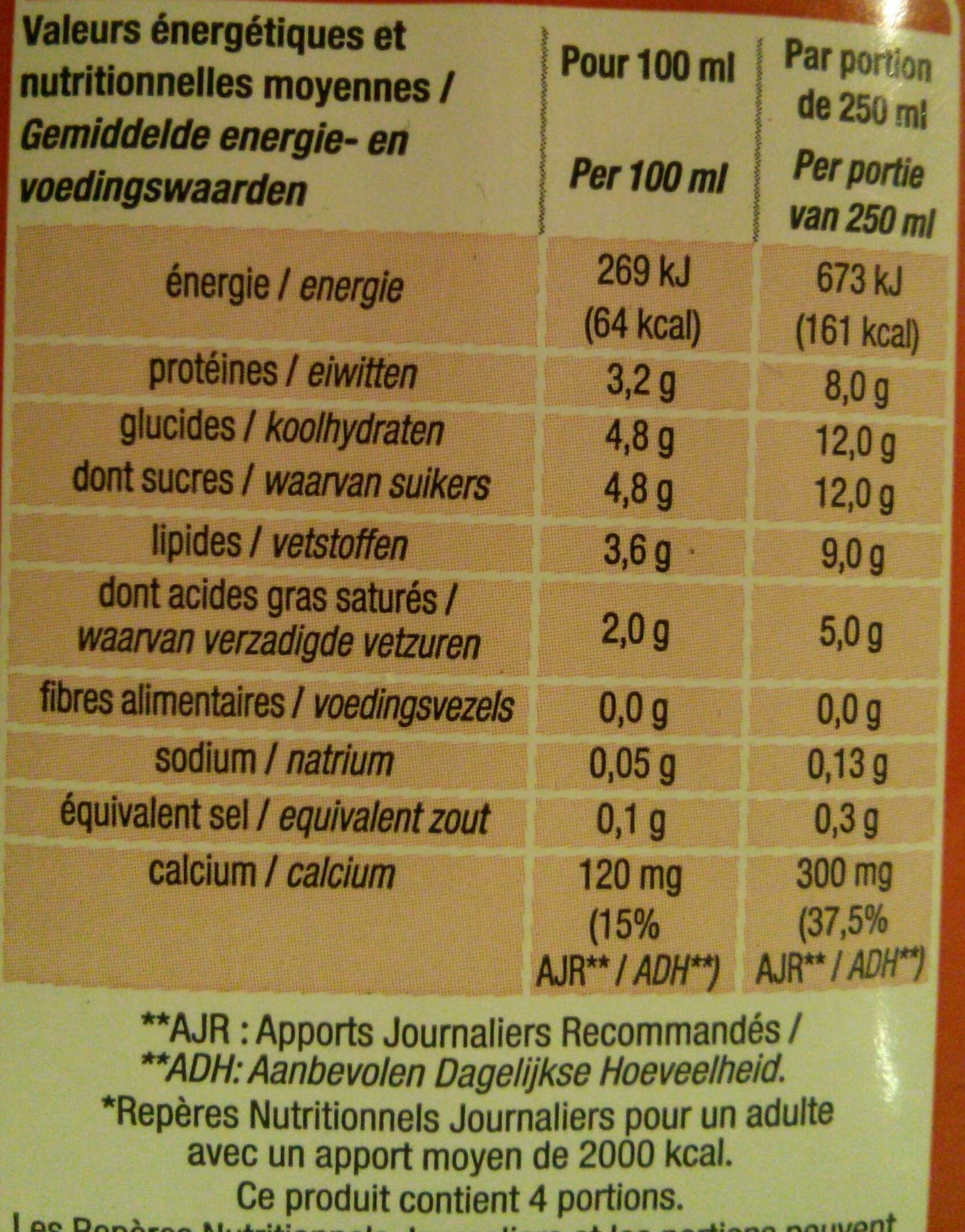Cora Lait Entier packshot
