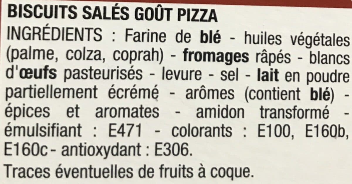 Cora Crackers goût pizza packshot