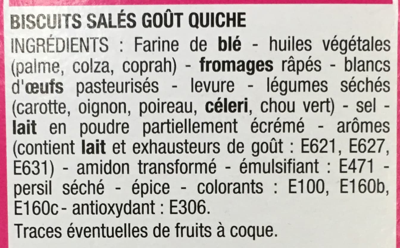 Cora Crackers goût quiche packshot