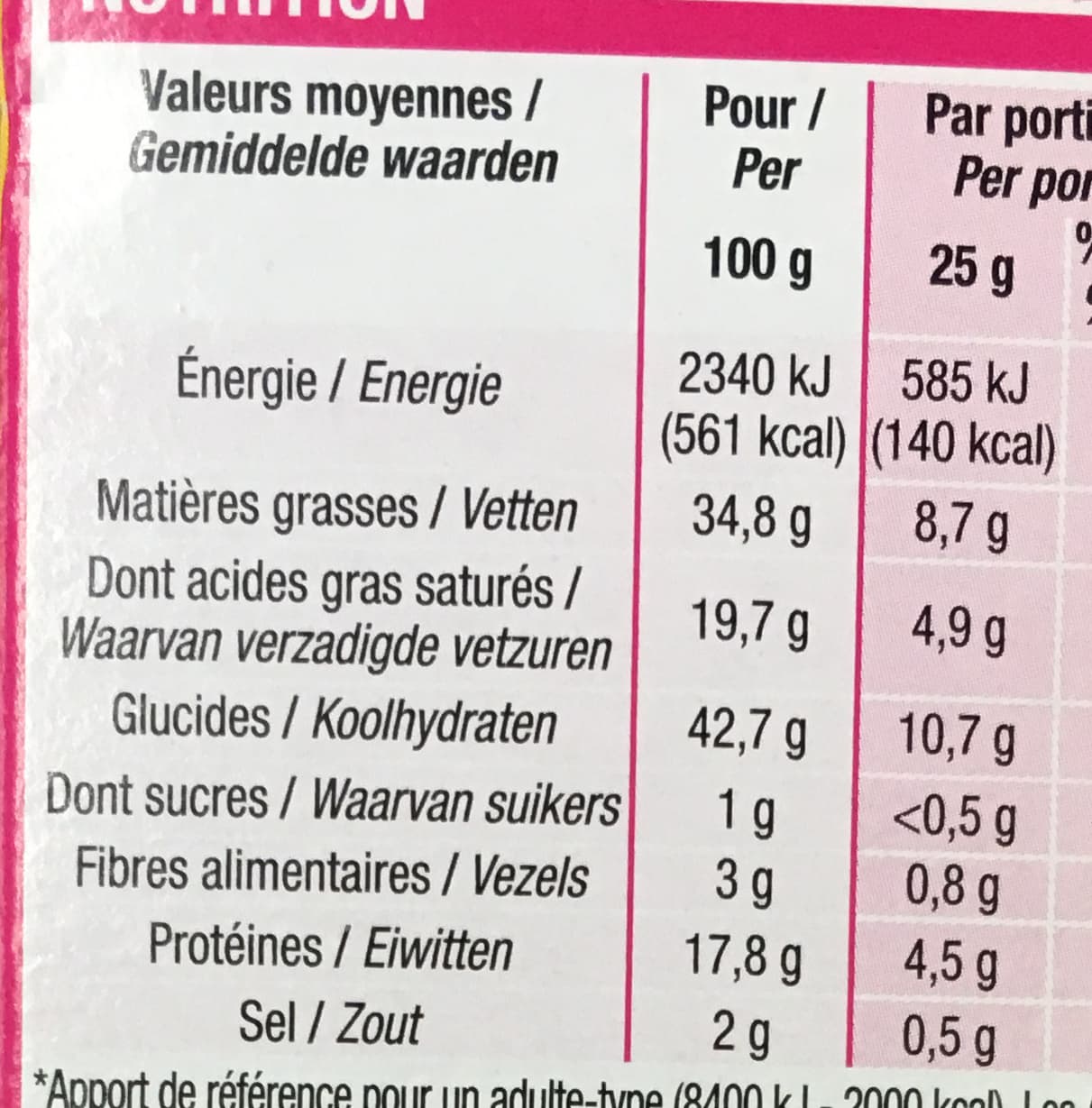 Cora Crackers goût quiche packshot