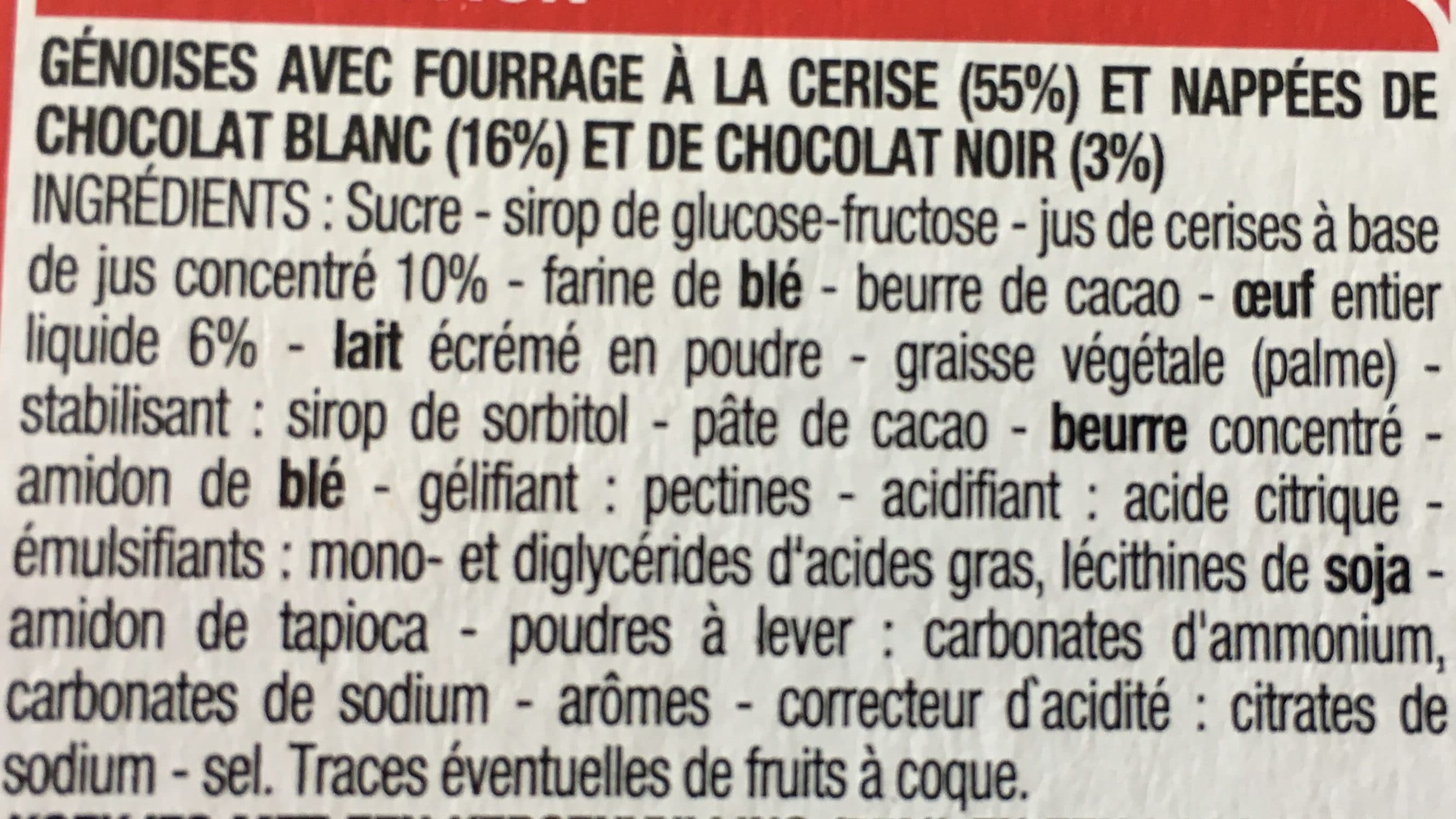 Cora Biscuits Fourrés à La Cerise packshot