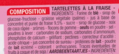 Cora Tartelettes fraise packshot
