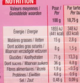 Cora Tartelettes fraise packshot
