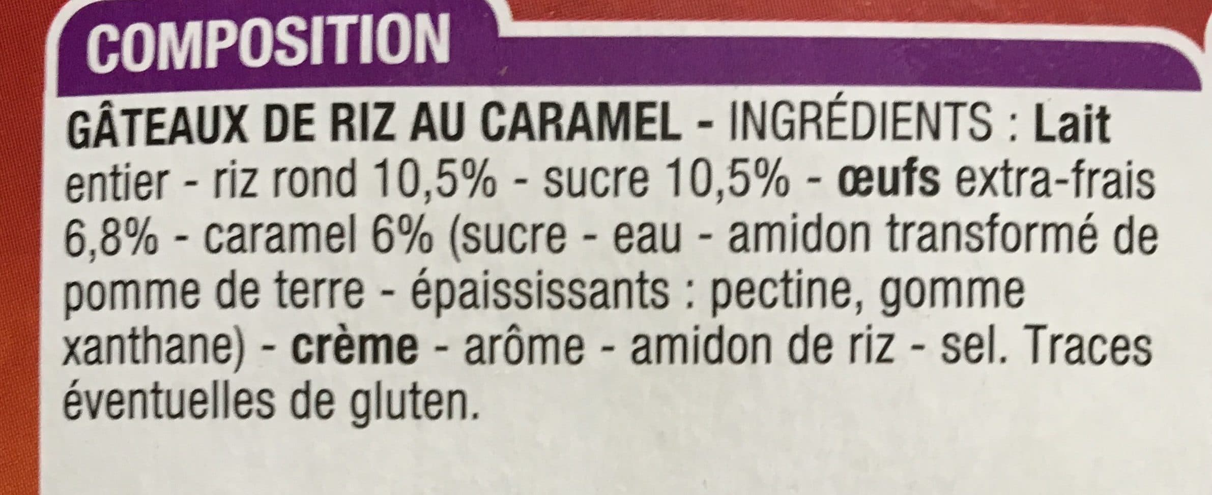 Cora Gâteau de riz au caramel packshot