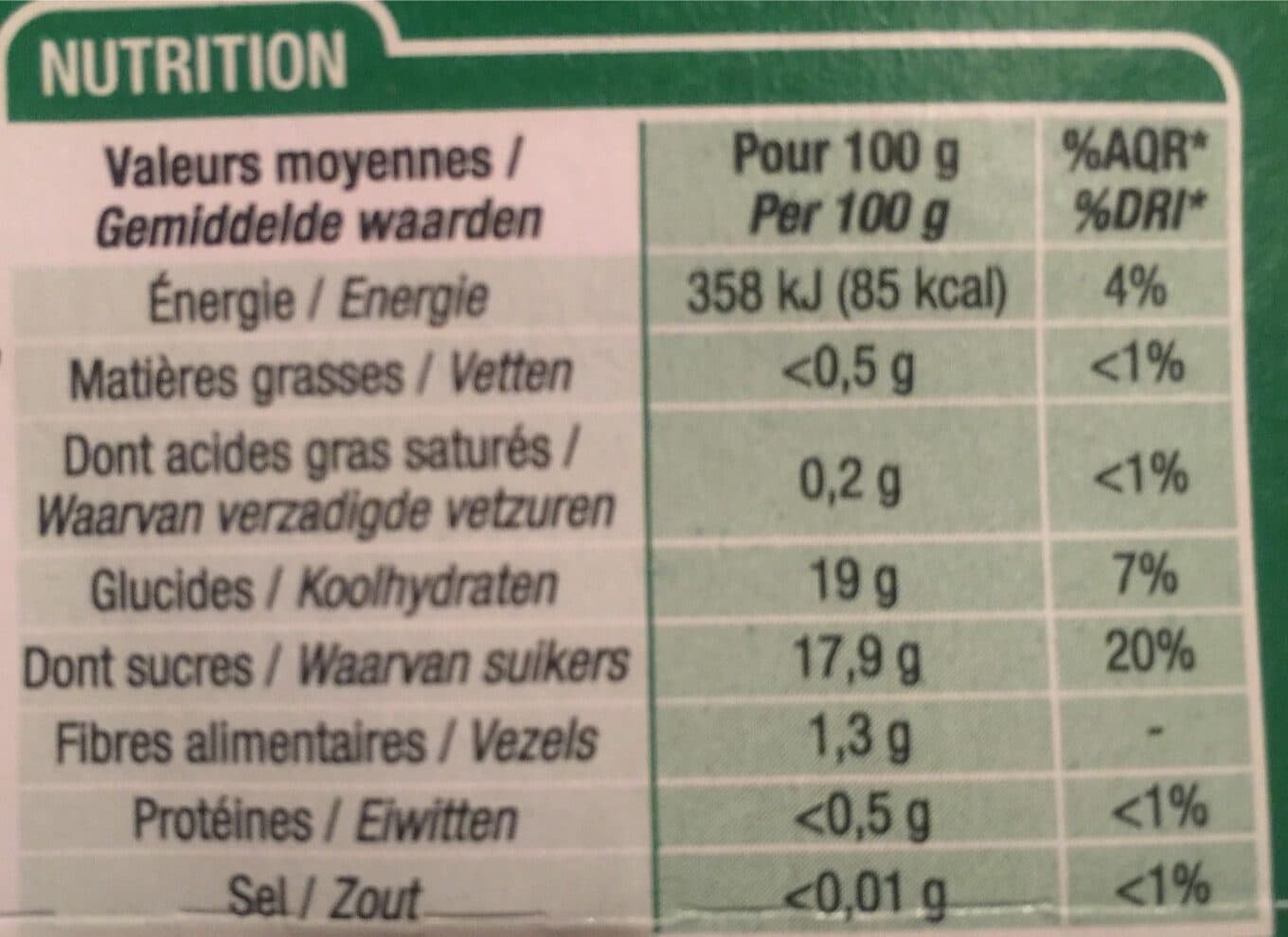 Cora Pomme Nature packshot