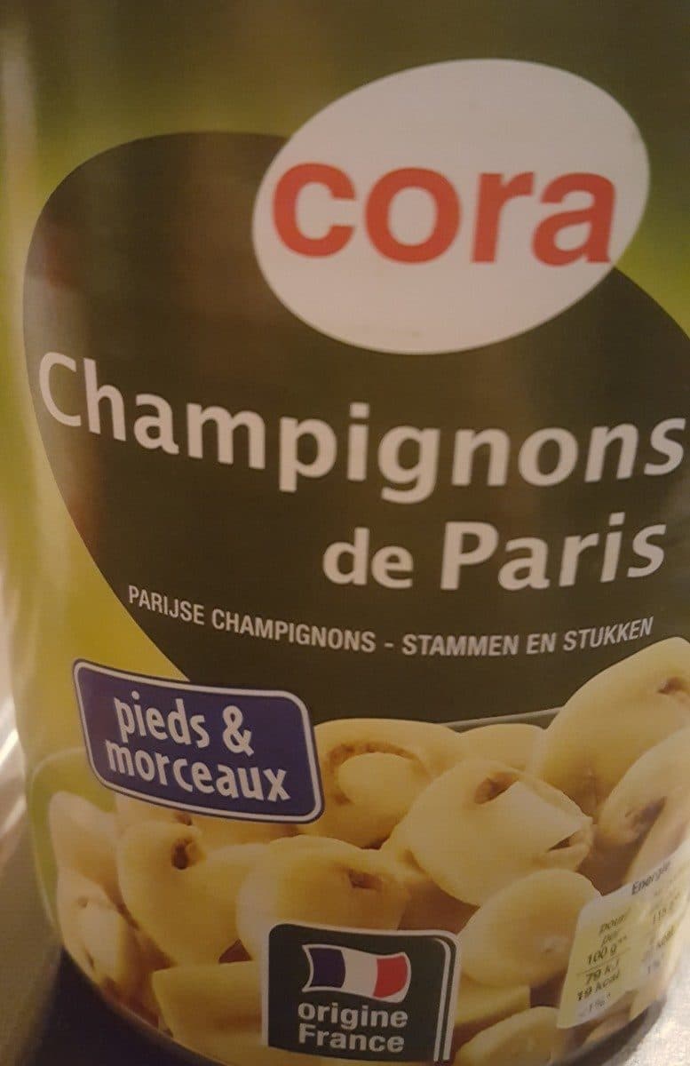 Cora Champignons de Paris packshot
