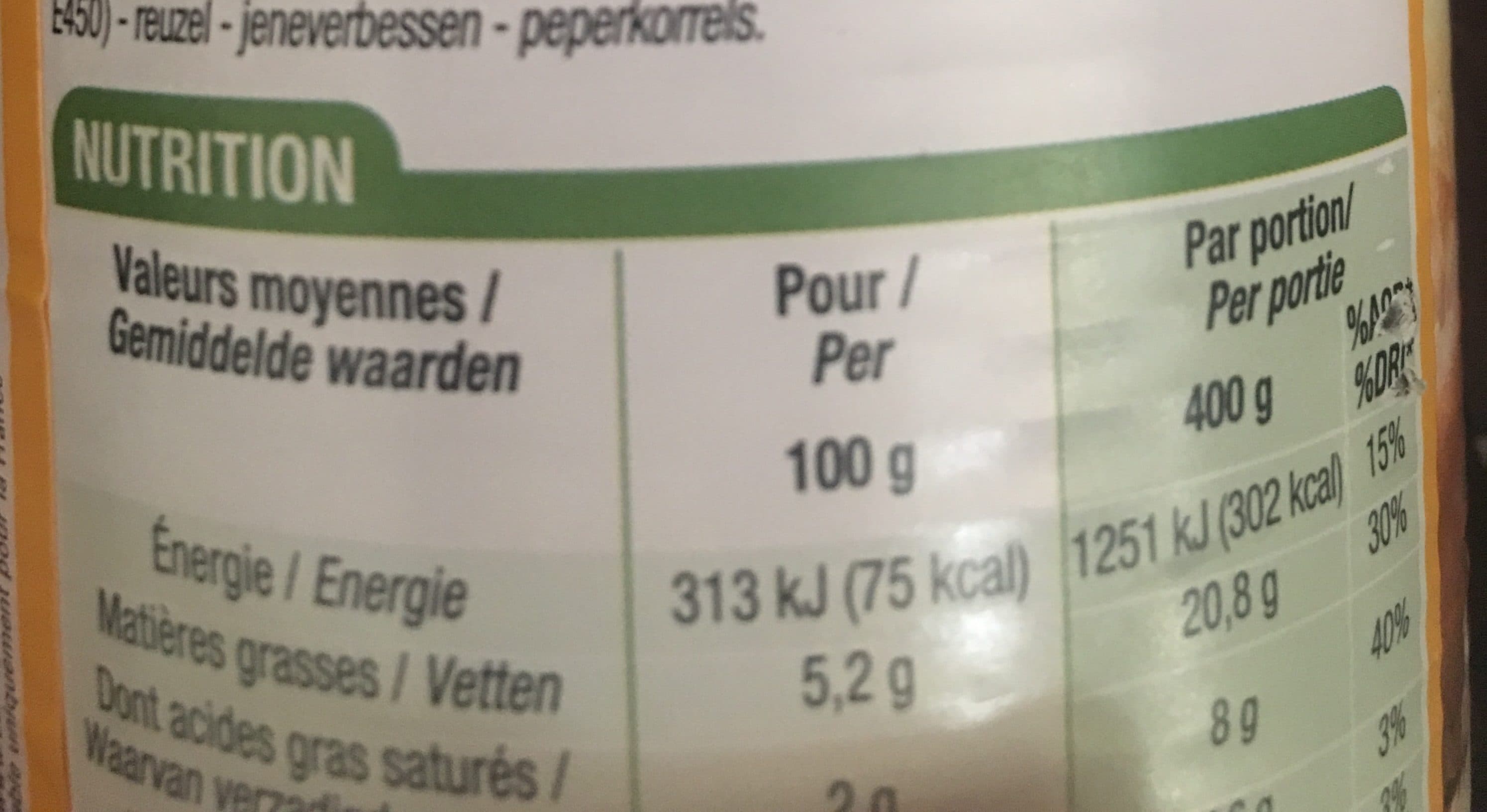 Cora Choucroute Garnie packshot