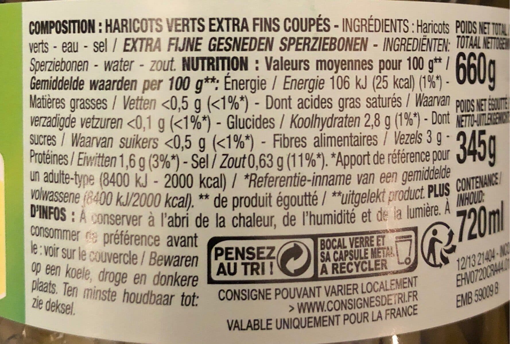 Cora Haricots verts packshot