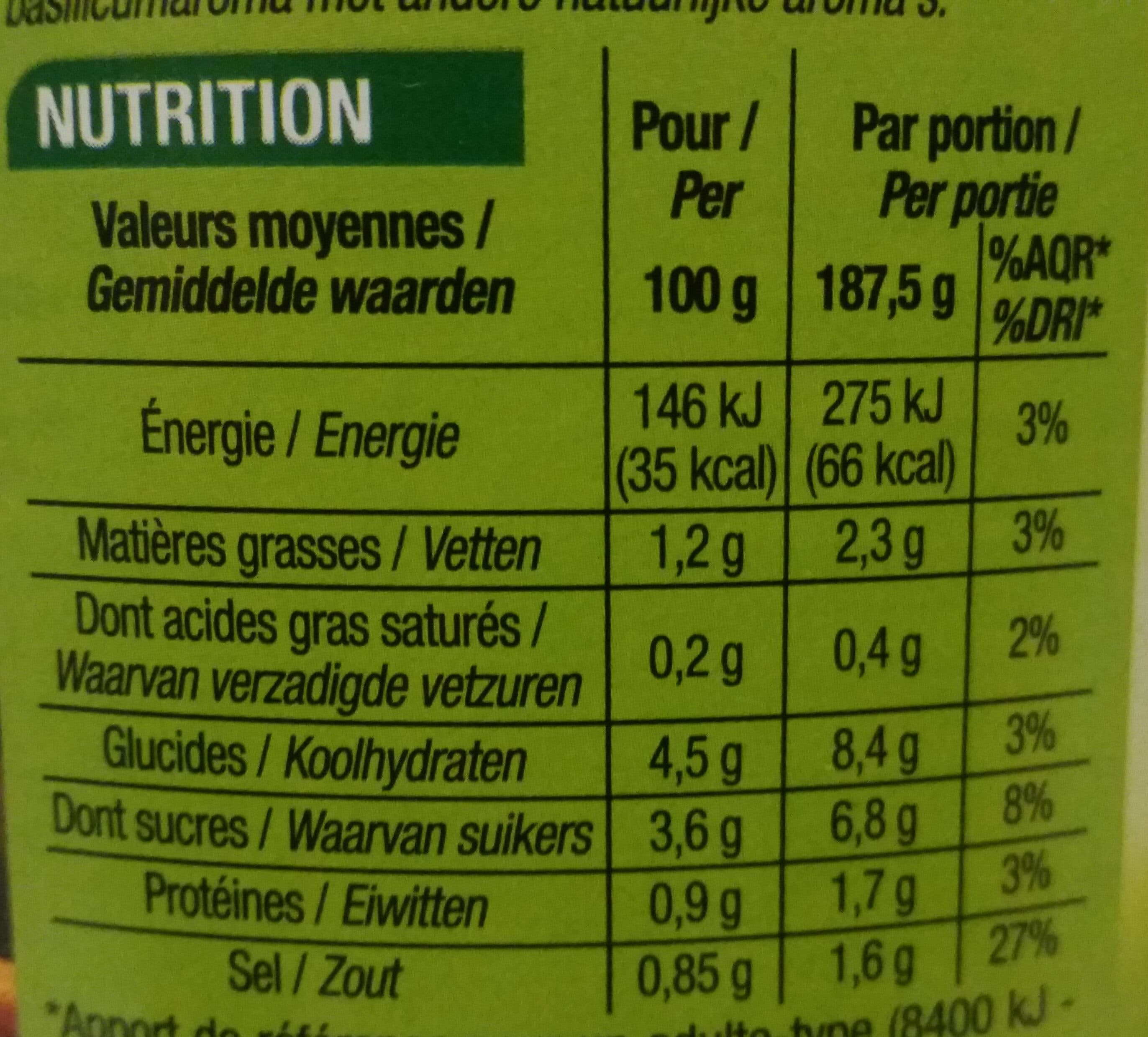 Cora Ratatouille Aux Légumes Frais packshot