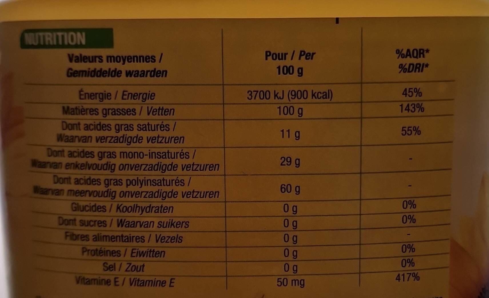 Cora Huile De Tournesol, Bidon De 2 Litres, Marque Cora packshot