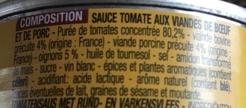 Cora Sauce italienne packshot