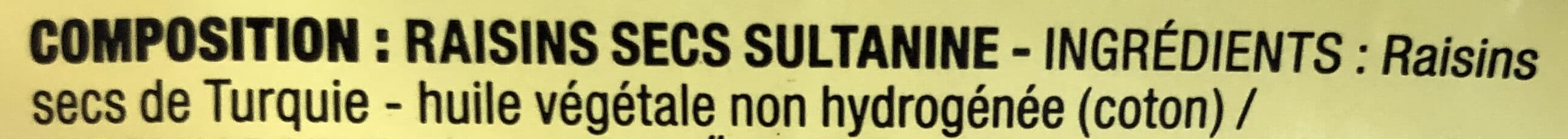 Cora Raisins Secs Sultanines packshot