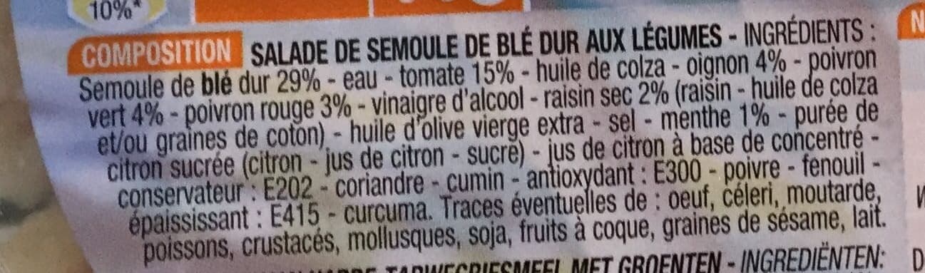Cora Taboulé oriental à la menthe packshot