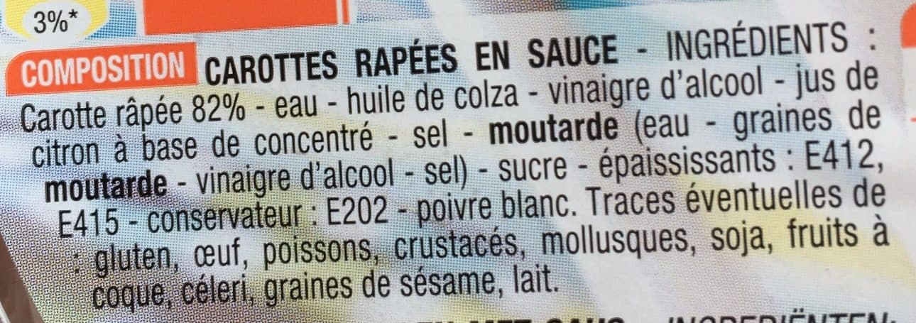 Cora Carottes rapées packshot
