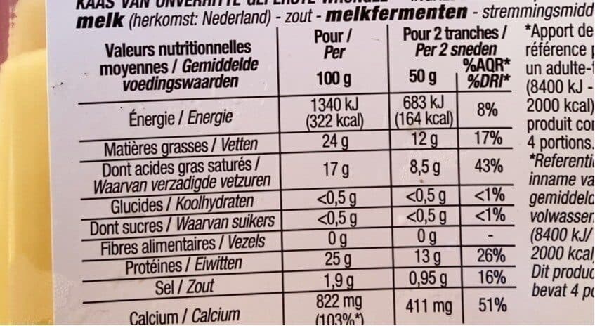 Cora Edam En Tranches 200 Grammes packshot