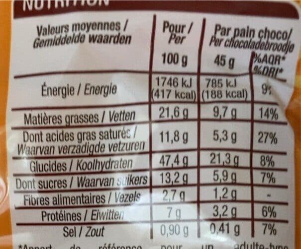 Cora 8 Pains au chocolat packshot