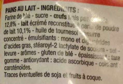 Cora Pains au lait (x 10) aux oeufs frais 350 g packshot