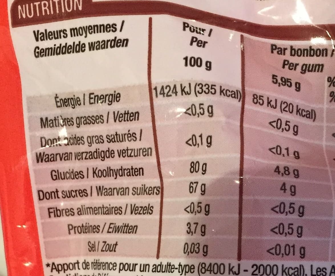 Cora Bonbons gélifiés goût Cola packshot