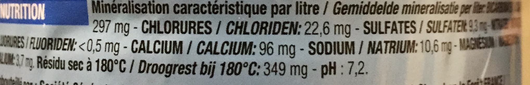 Cora Eau minérale naturelle source Montfras packshot
