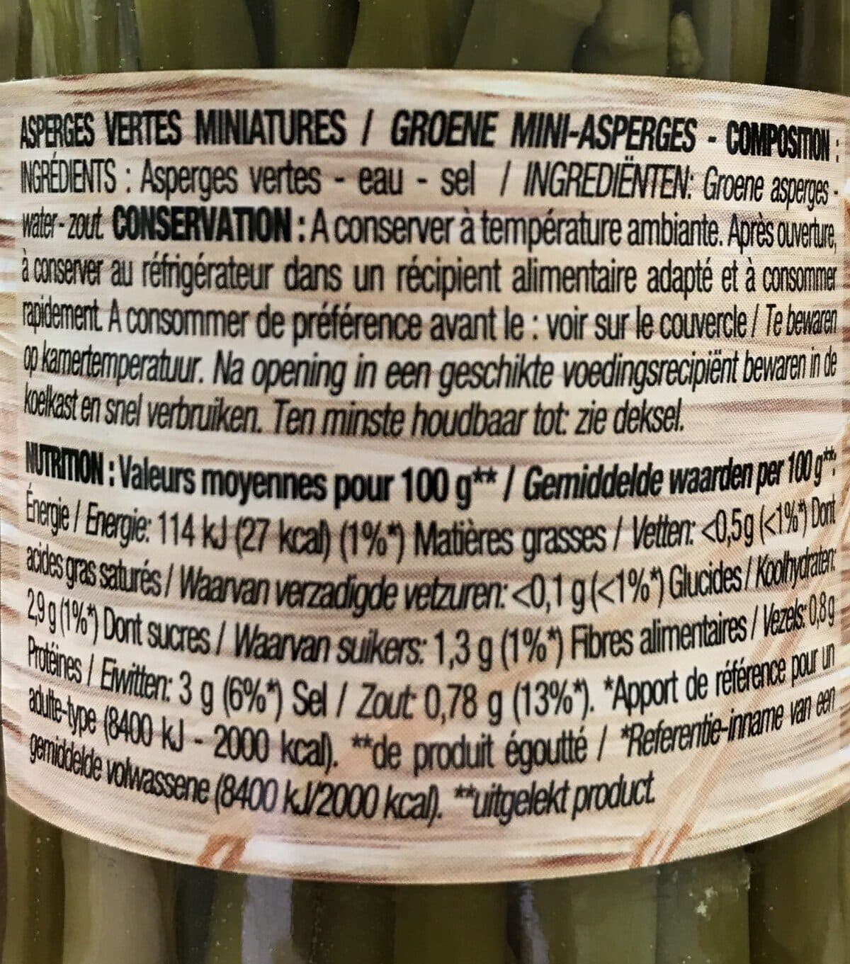 Cora Asperges Vertes Mini packshot