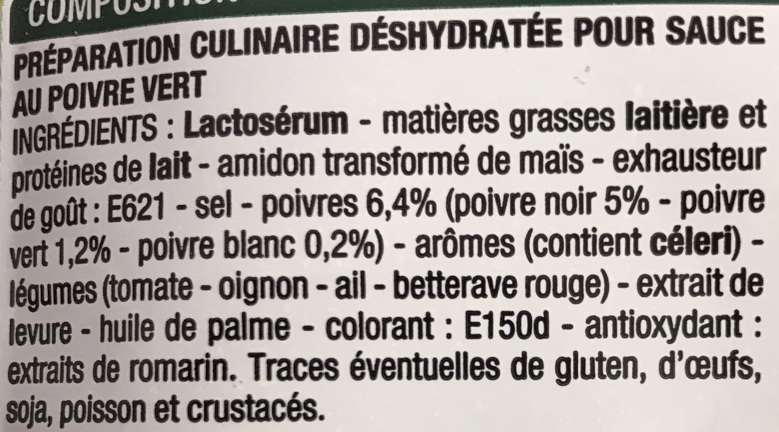 Cora Sauces au poivre vert packshot