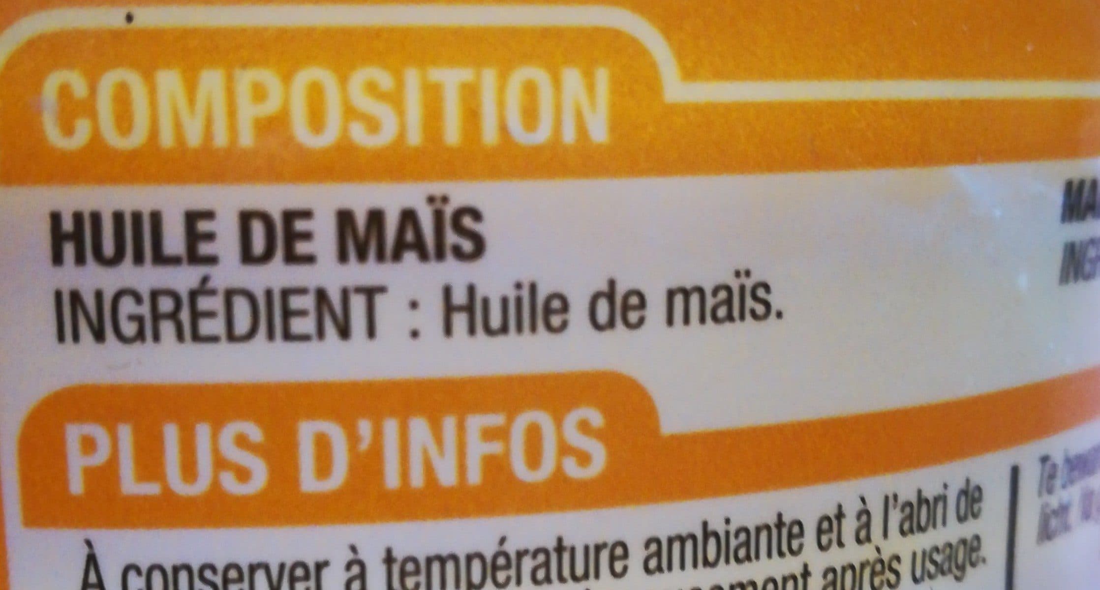 Cora Huile De Maïs 1 Litre packshot