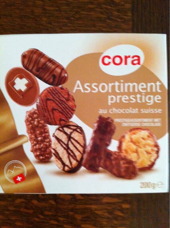 Cora Assortiment prestige au Chocolat suisse packshot