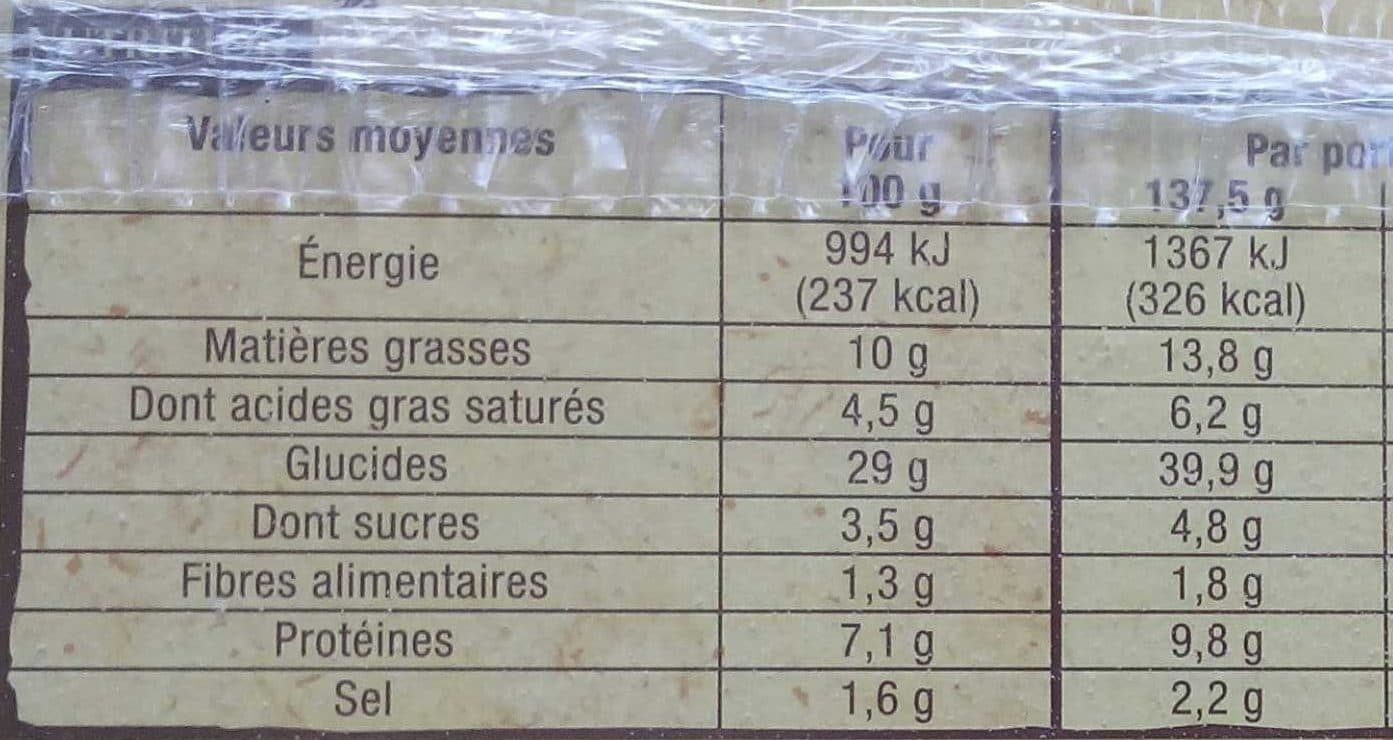 Patrimoine Gourmand Flammekueche packshot